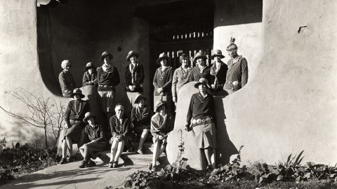 Group of Couriers with Indian Detour, undated