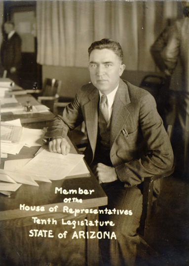Jesse as a member of the Arizona House of Representatives, Tenth Legislature, 1933.