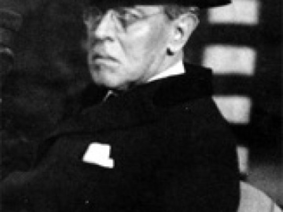 photo of Woodrow Wilson post-stroke