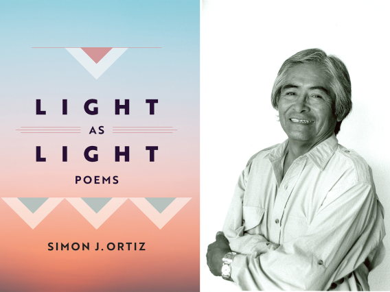 Light As Light book cover and author, Simon J Ortiz