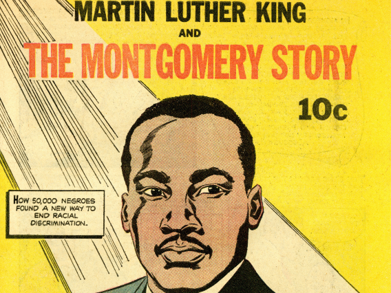 Martin Luther King Jr "comic" book cover