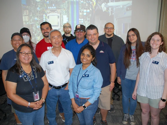 Staff at 2024 NASEP computer build