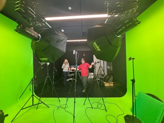 The Volumetric Capture setup at Catalyst Studios