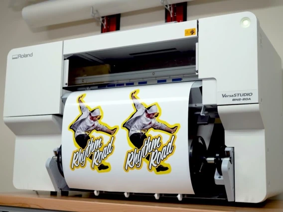 A Roland BN2-20 Printer/Cutter