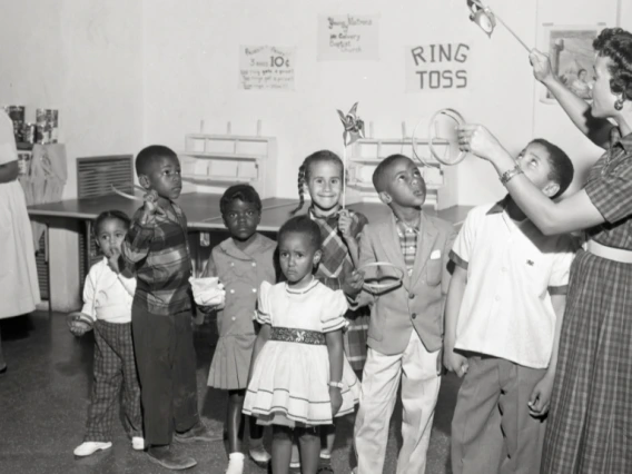Photograph of 1968 NAACP Tucson carnival from the Jack Sheaffer photographic collection.