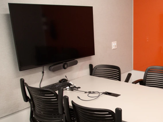 conference room table with chairs
