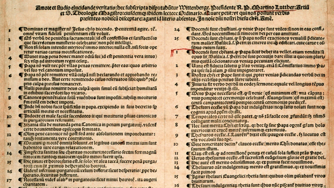 Martin Luther's 95 Theses