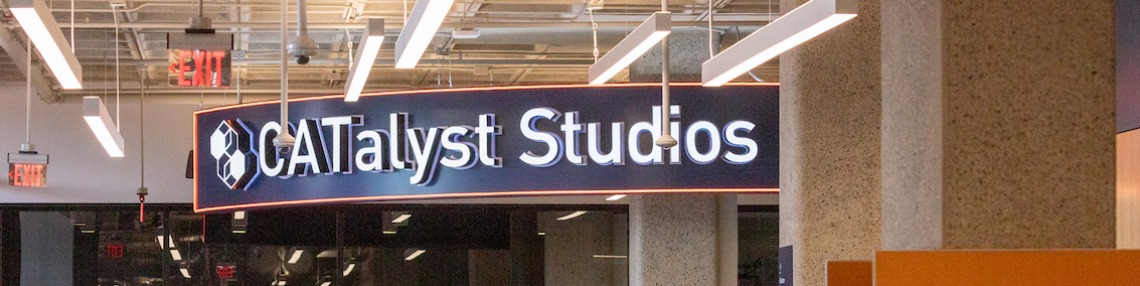 CATalyst Studios sign