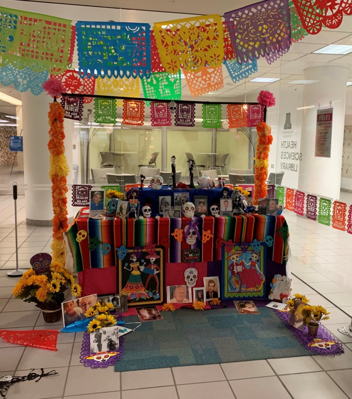 Visit The D A De Los Muertos A Celebration Of Life Altar University   Day Of The Dead Altar 