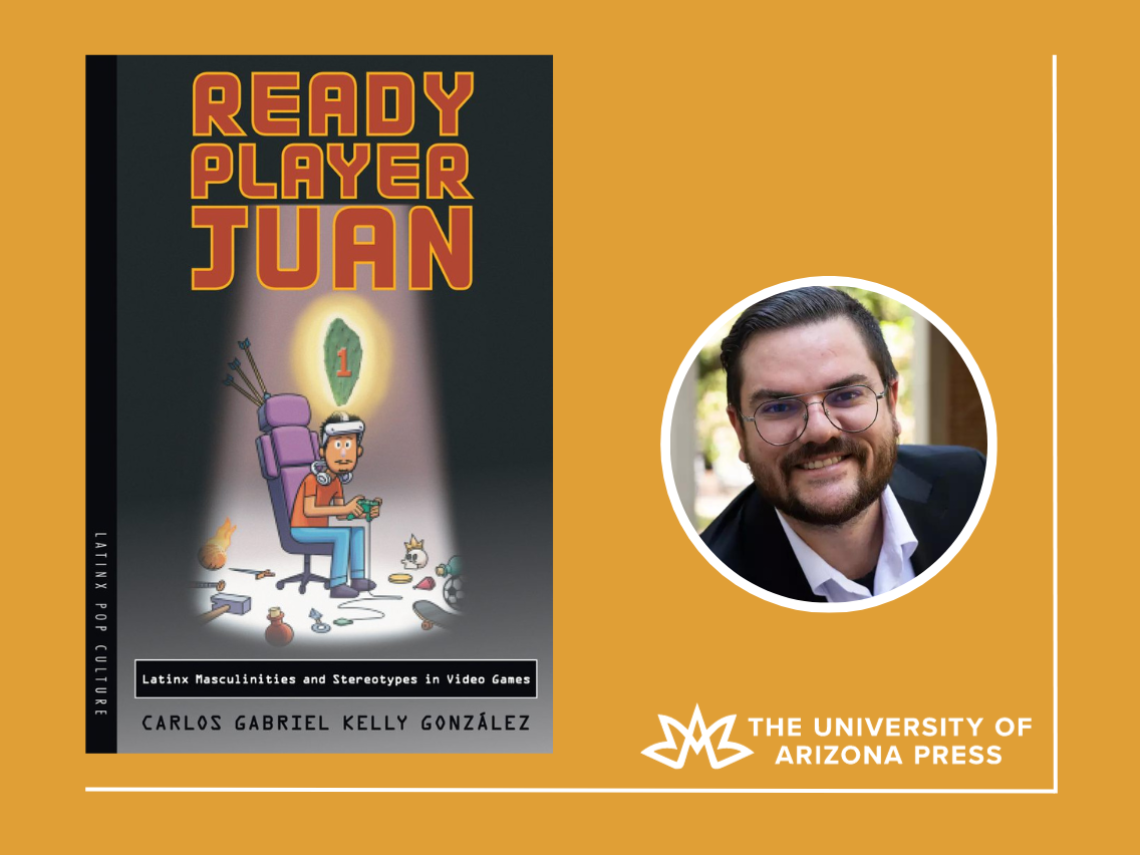 Ready Player Juan book cover and author headshot