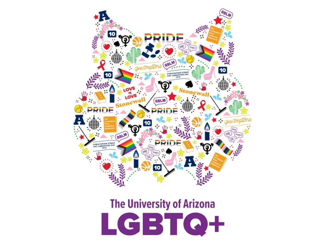 UArizona Pride Month logo