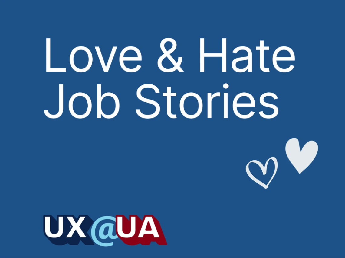 Love & Hate Job Stories event promo image