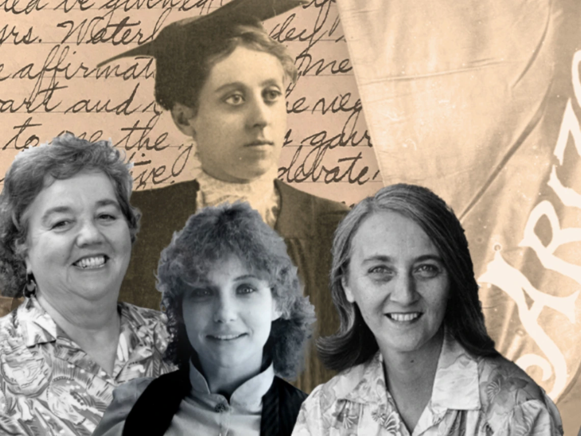 Historical women collage