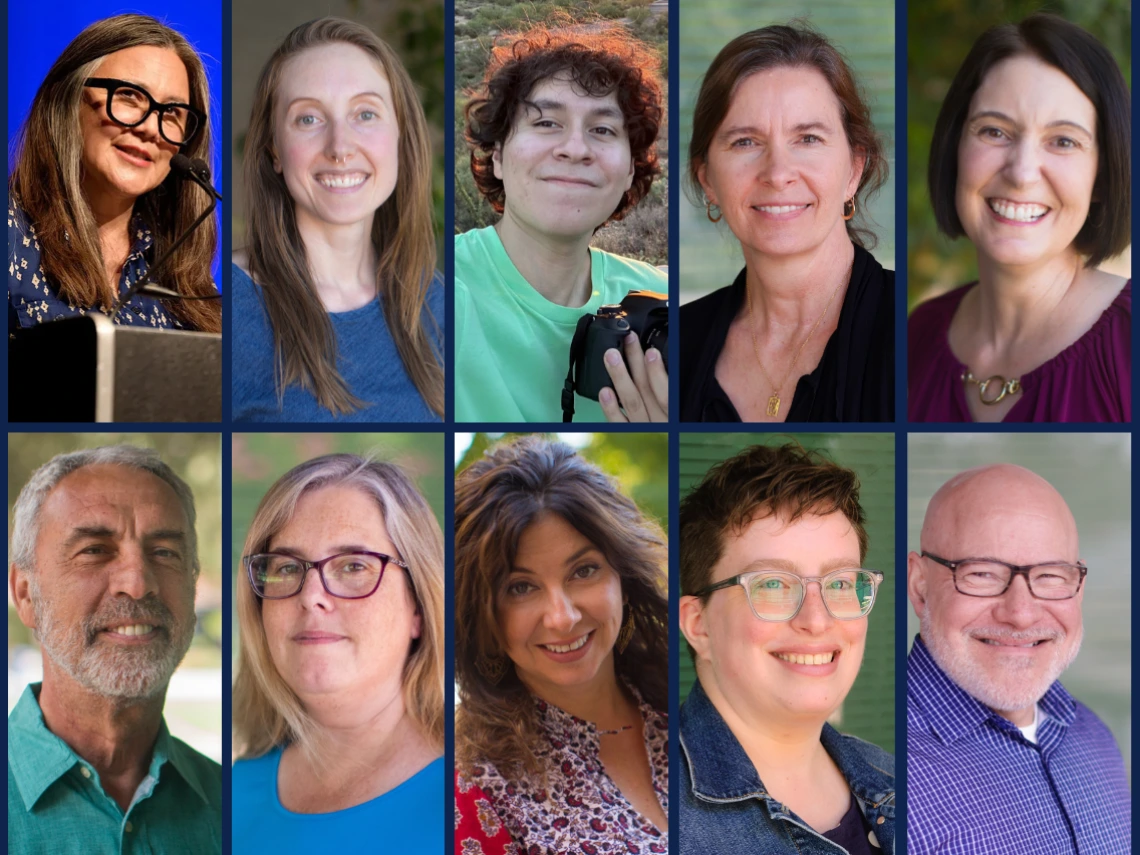 Group photo of 10 Libraries faculty and staff