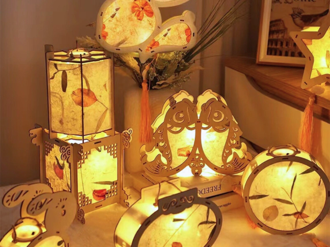 A small collection of paper lanterns