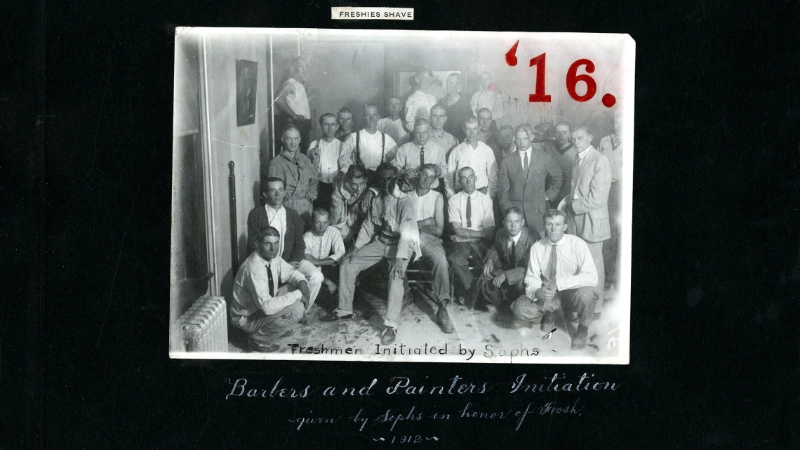 Photograph of Barbers and Painters Initiation, 1912