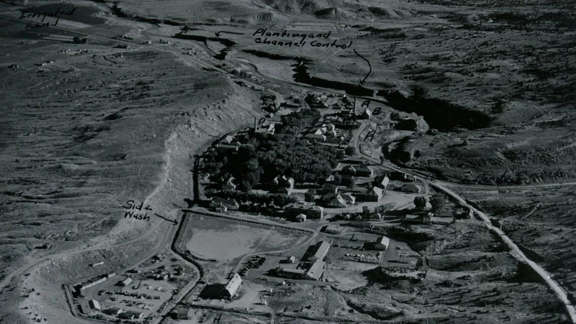 View of Ft. Defiance, Arizona Looking South, 1941
