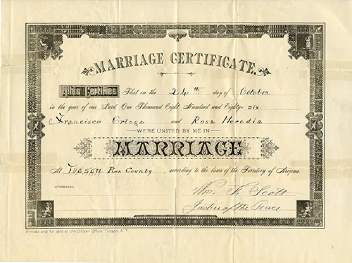 Marriage Certificate