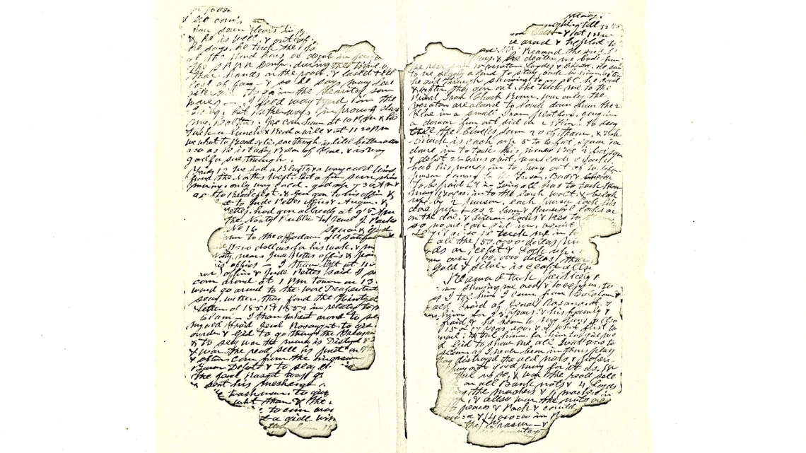 Fragment of a Diary Kept by Louis John Frederick Jaeger, 1892