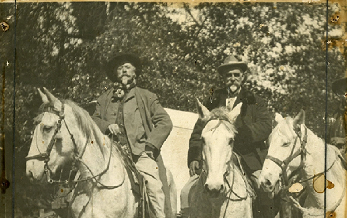 Photo of Buffalo Bill with Colonel Dyer