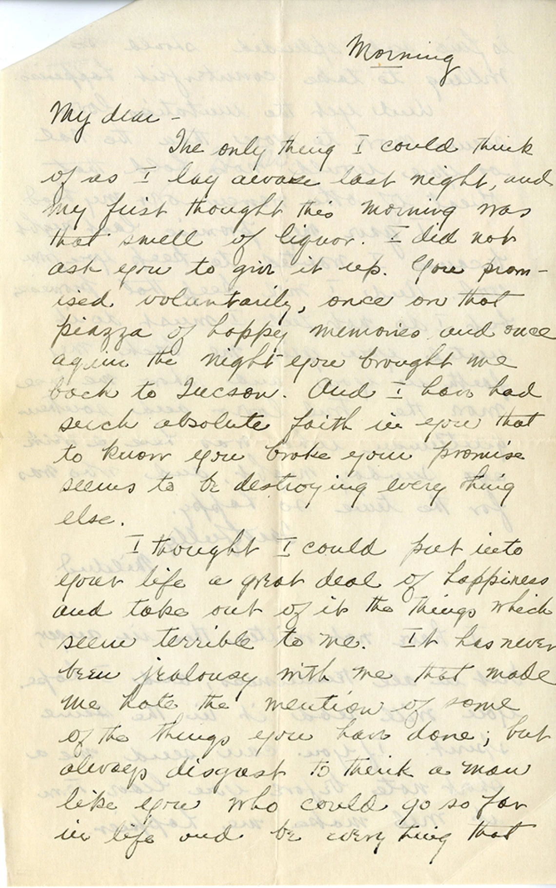 Letter to Mildred Taitt Milton's Husband