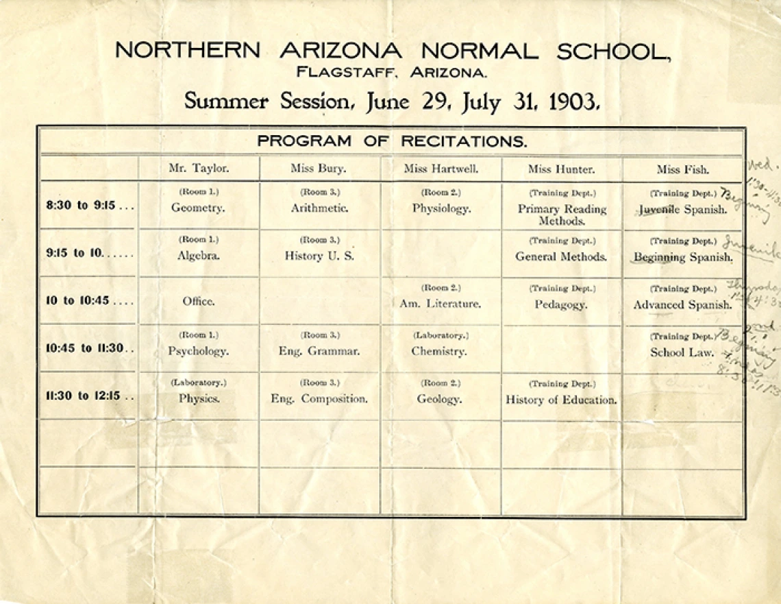 Clara Fish Roberts School Schedule