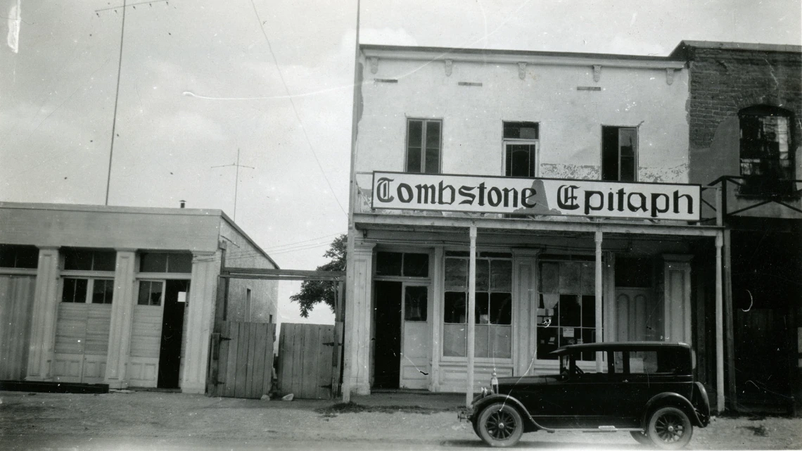 Tombstone Epitaph Newspaper Building, 1927