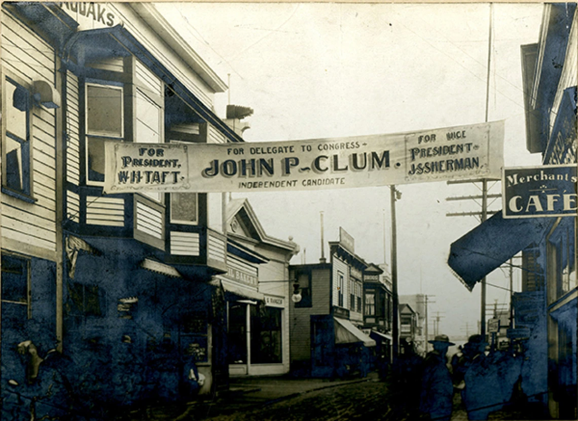 John P. Clum Campaign Banner