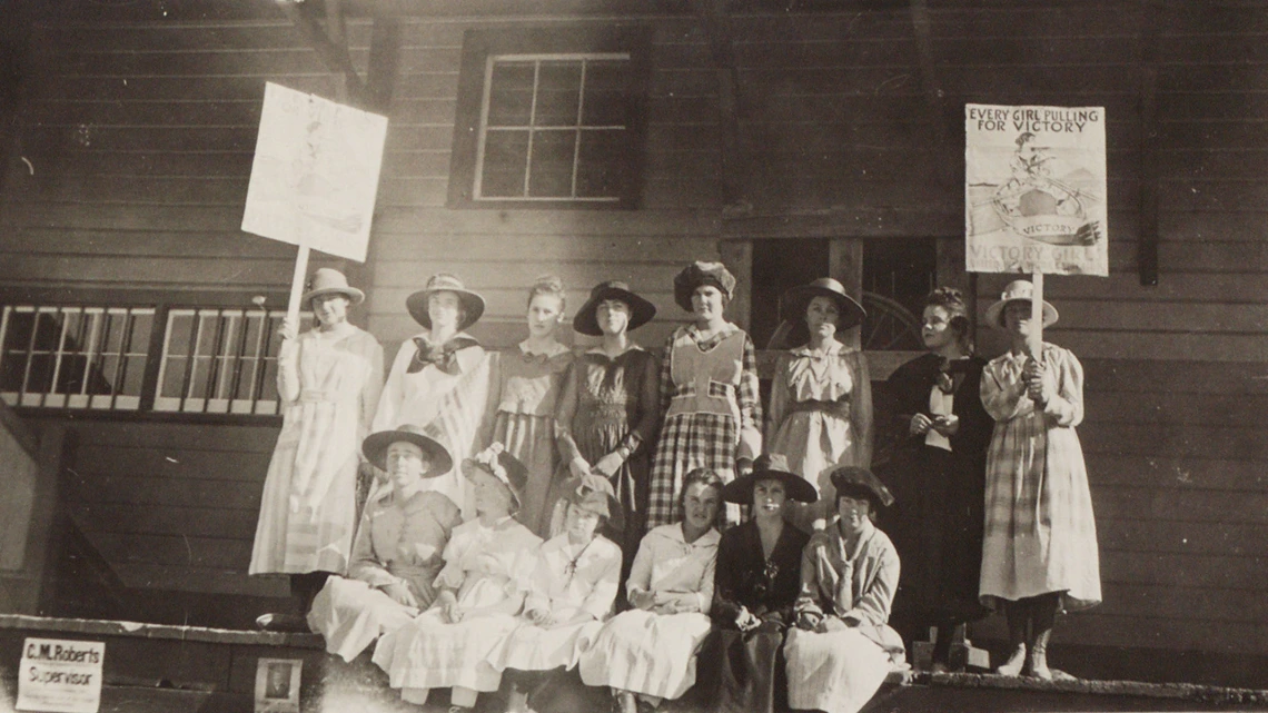 World War I Victory Girls, 1920