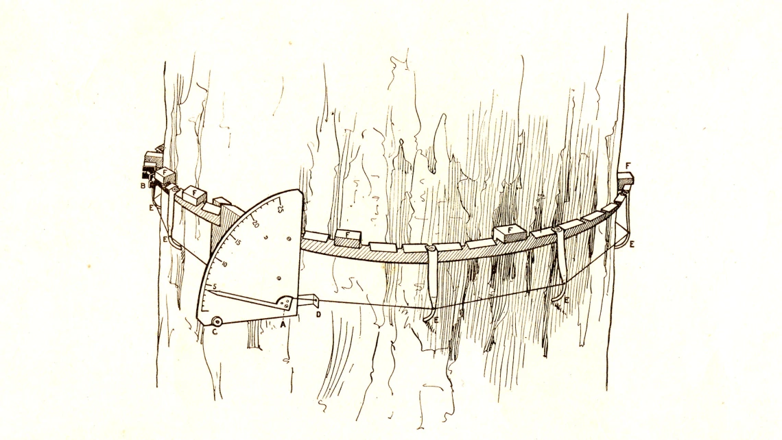 Drawing of Mac Dougal Dendograph, circa 1922