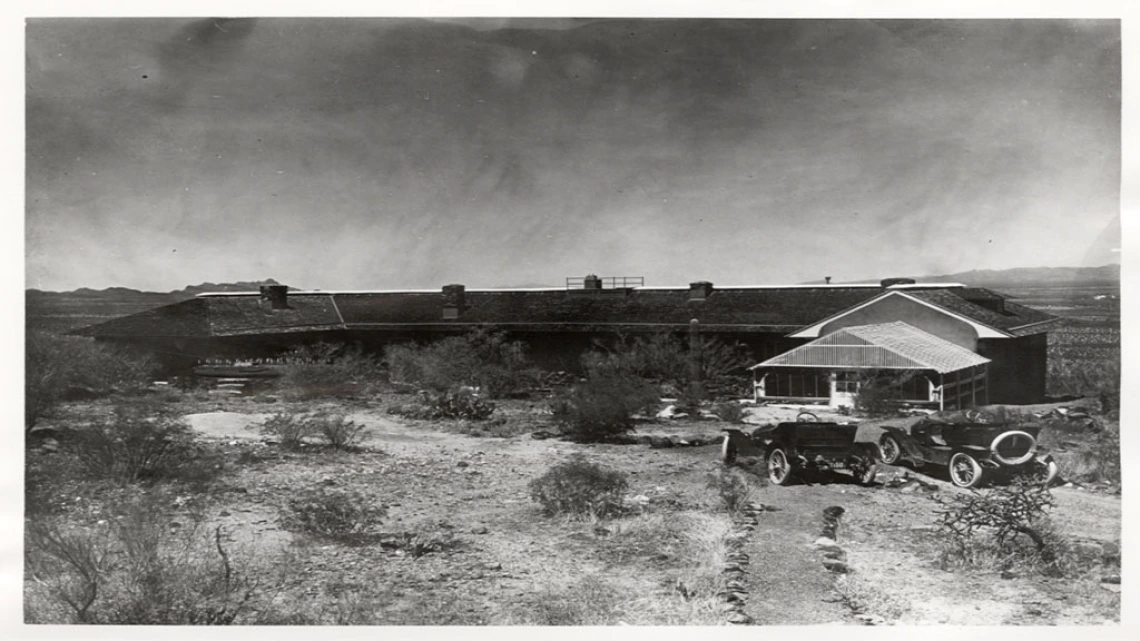 Photograph of Main Laboratory at the Carnegie Desert Botanical Laboratory, circa 1912