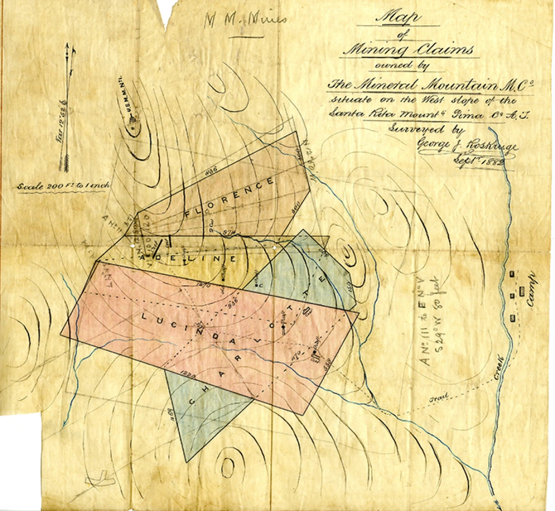 Map of Mining Claims