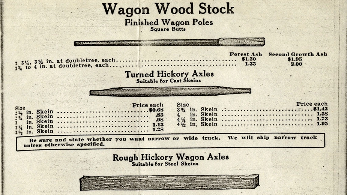 Wagon Parts Catalog from Cray Brothers, Cleveland, OH, March, 1910