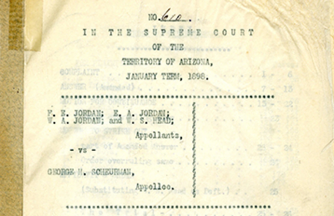 Cover Page of The Appellant's Abstract