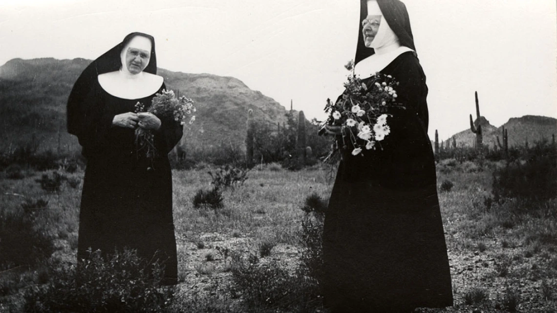 Nuns at Covered Wells, 1912