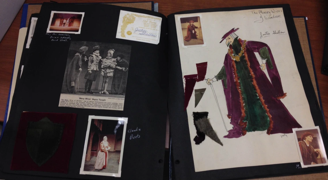 Pages from One of William Damron's Scrapbooks