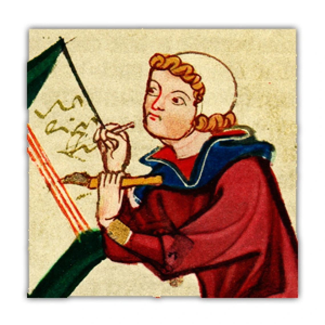 Illustration from the Codex Manesse or Manessische Liederhandschrift