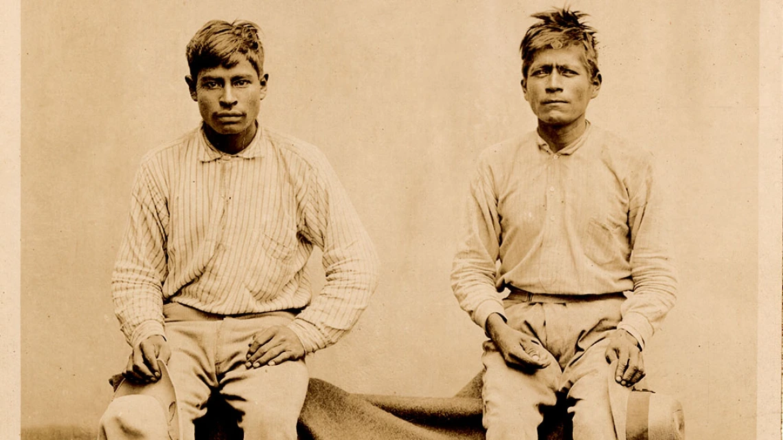Photograph of Two Men Seated, August 12, 1896