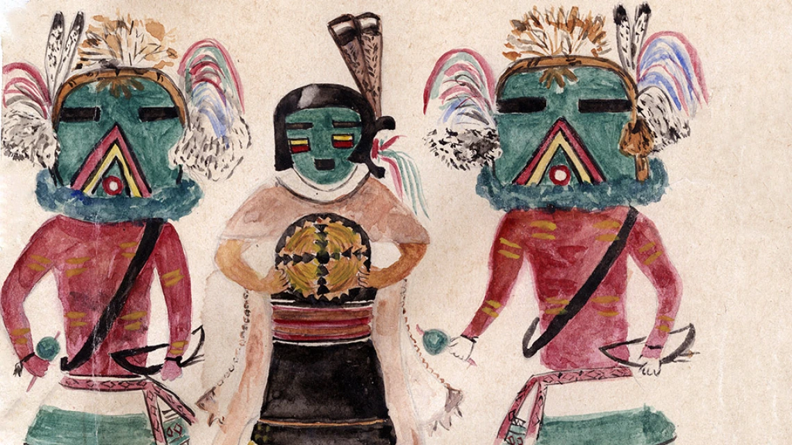 Decoration from Grand Canyon Guestbook, 1927
