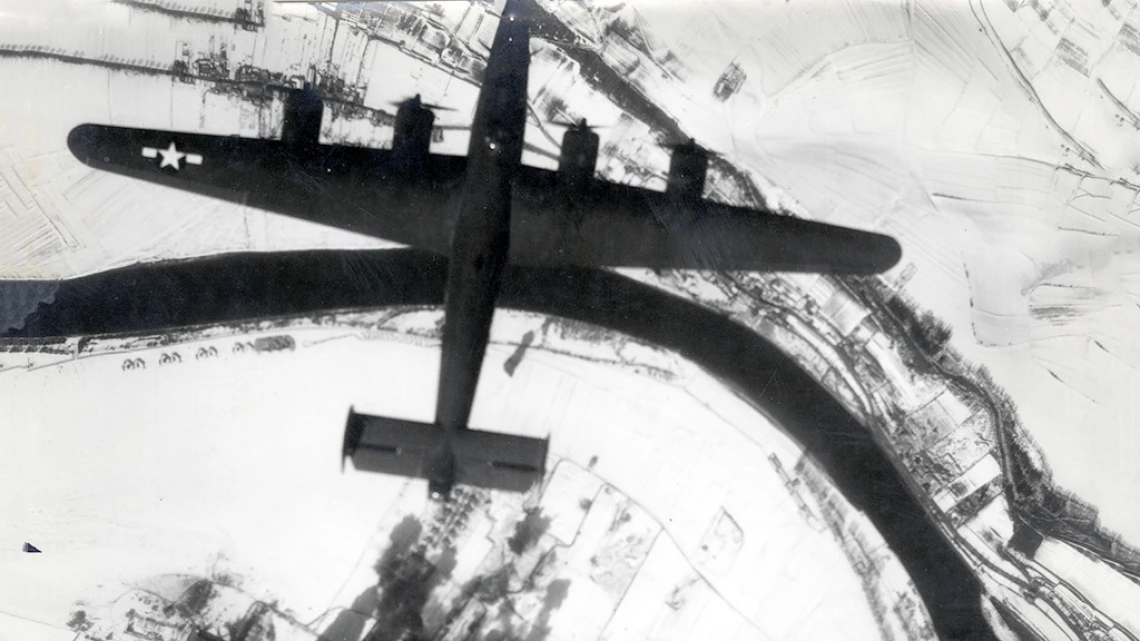 Bombing Run Over Regensburg, Germany, 1944