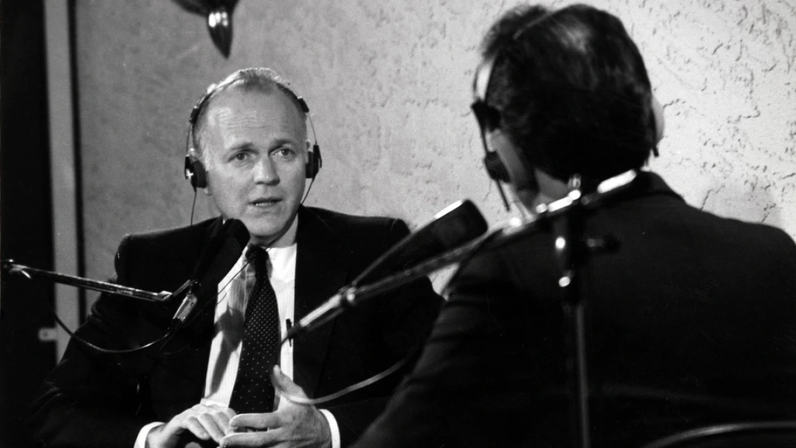 Dennis DeConcini Interviewing for 1988 Campaign