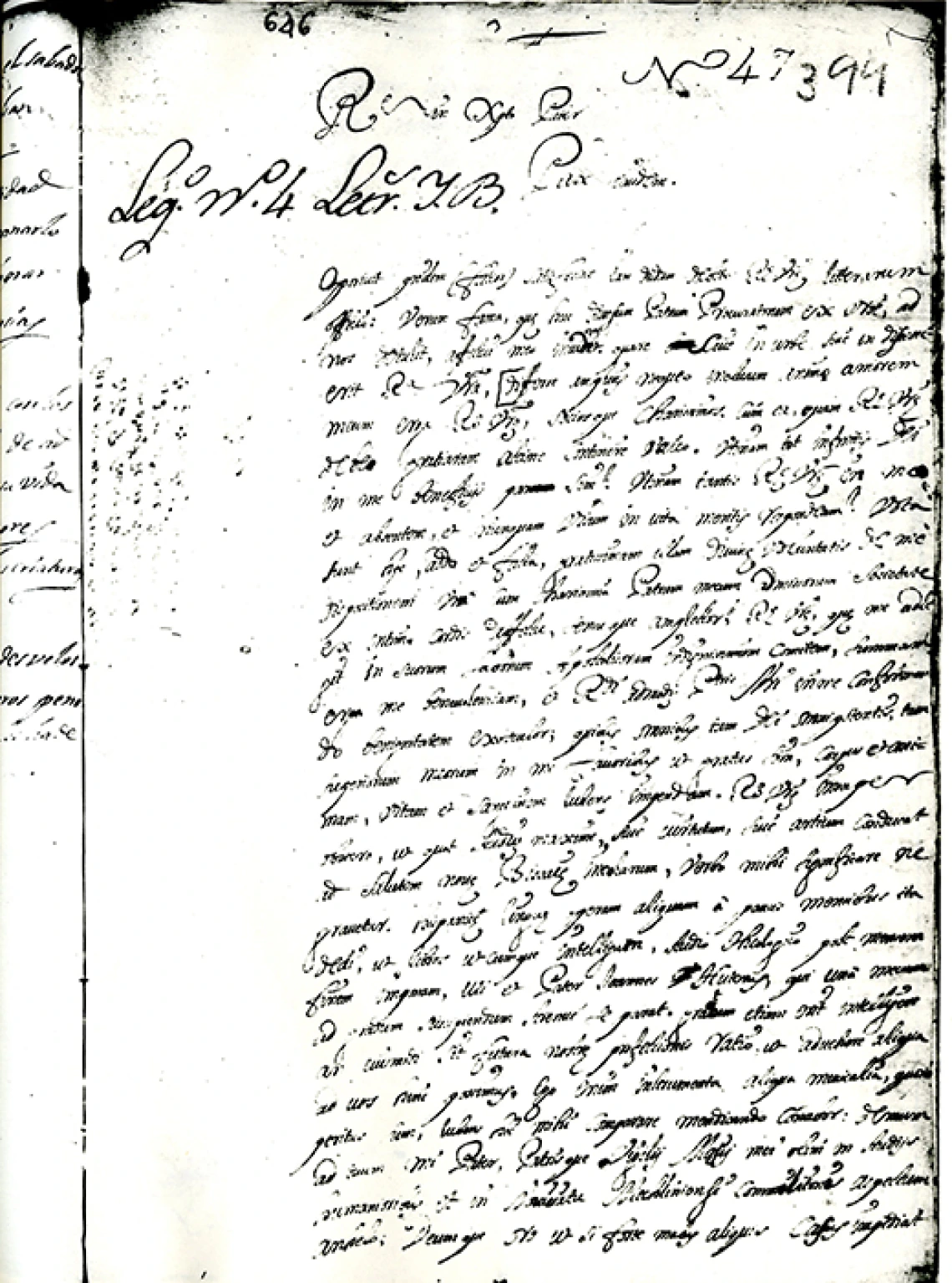 Letter, May 18 1646