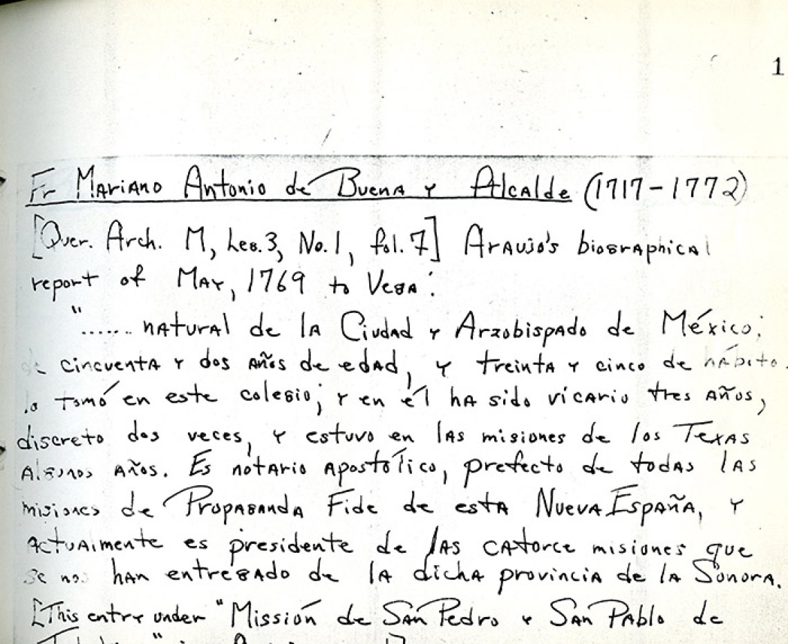 Araujos biographical report