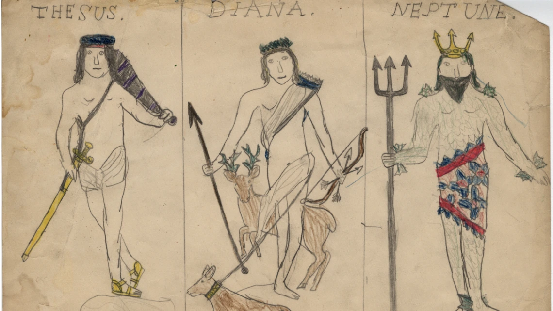 Thesus, Diana, and Neptune, undated