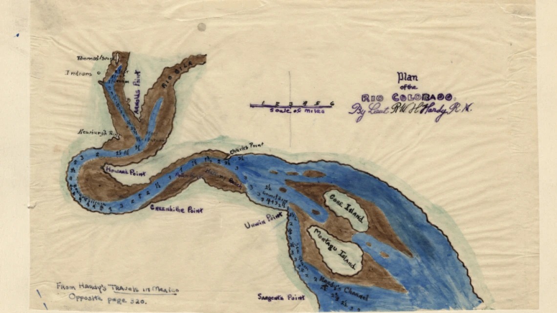 Plan of the Rio Colorado, undated