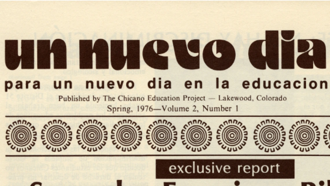 Un Nuevo Dia Masthead, Spring 1976