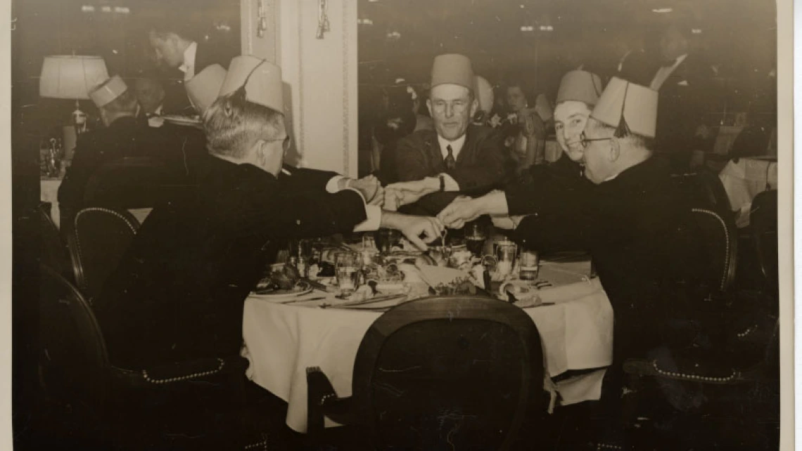 Fred Riecker Aboard SS Manhattan, March 14, 1939