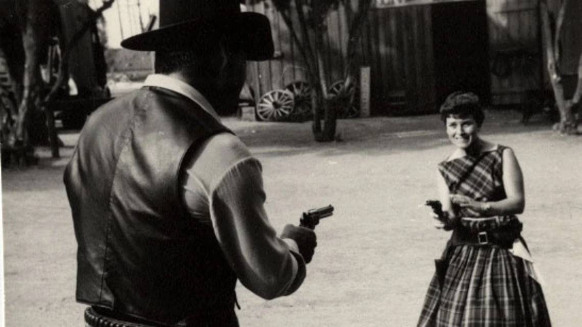 Mary Roby (nee Pavlich) and Rory Calhoun, 1958