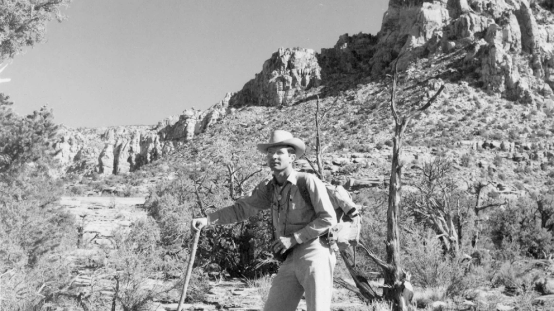 Joe Carithers on the trail to Rainbow Bridge National Monument