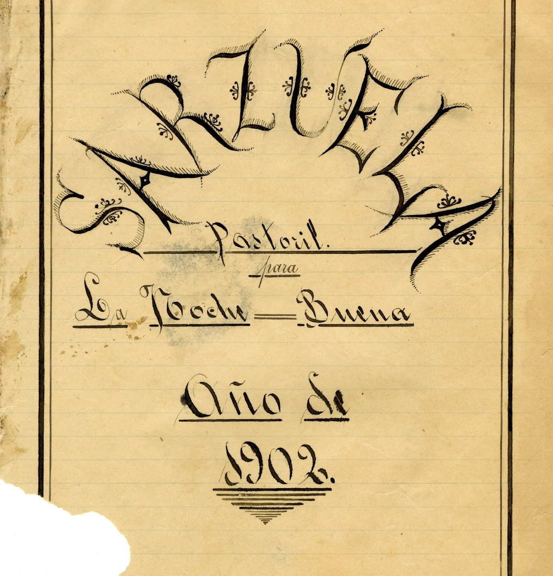 Sarzuela Cover Page